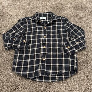 Little Boys Class Club Modern Fit Plaid Button Down Shirt: Size 4/5 *NWOT*